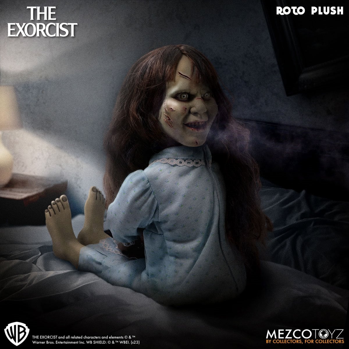 The Exorcist Regan MacNeil Mezco Designer Series 18-Inch Roto Plush Doll