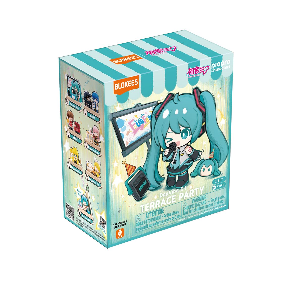 Hatsune Miku DaaVibe 01 Terrace Party Playset Case of 6