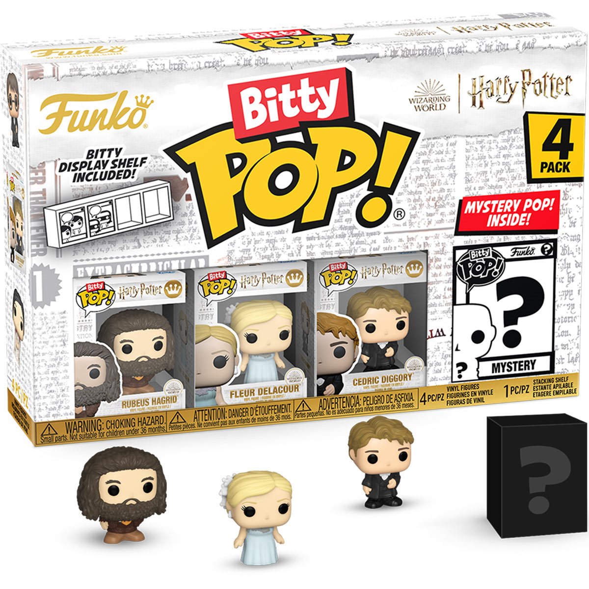 Harry Potter and the Goblet of Fire Rubeus Hagrid Funko Bitty Pop! Mini-Figure 4-Pack