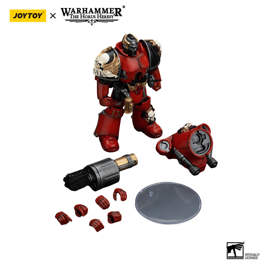 Joy Toy Warhammer Horus Heresy Blood Angels Tears Squad Arch-Erelim with Grenade Launcher 1:18 Scale Action Figure