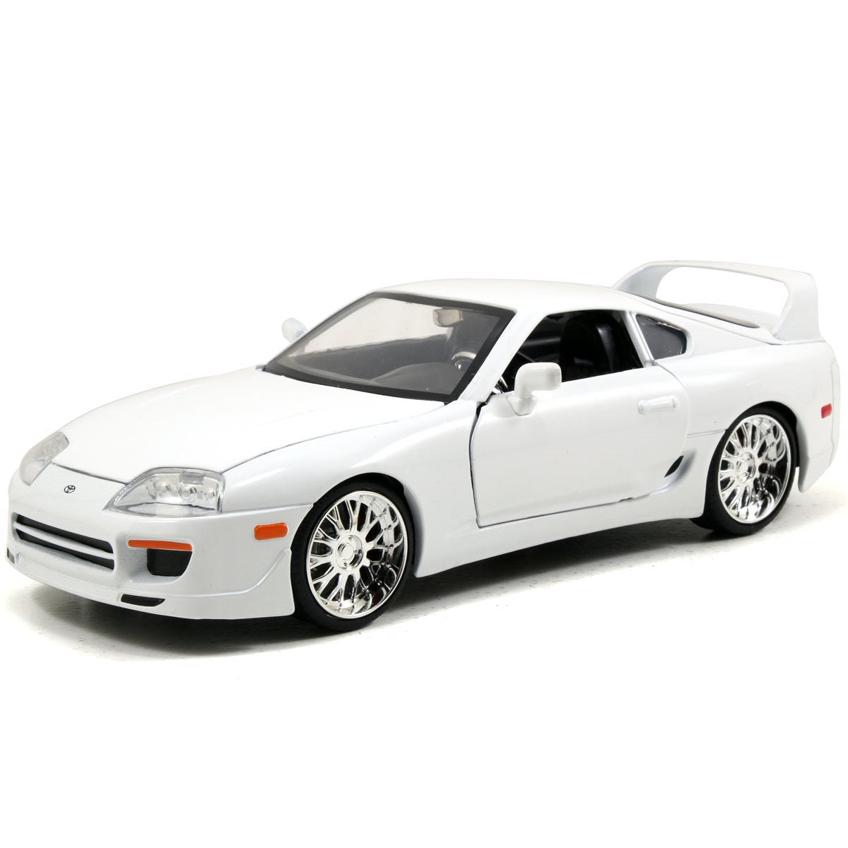 Fast and Furious Brian's White Toyota Supra 1:24 Scale Die-Cast Metal Vehicle