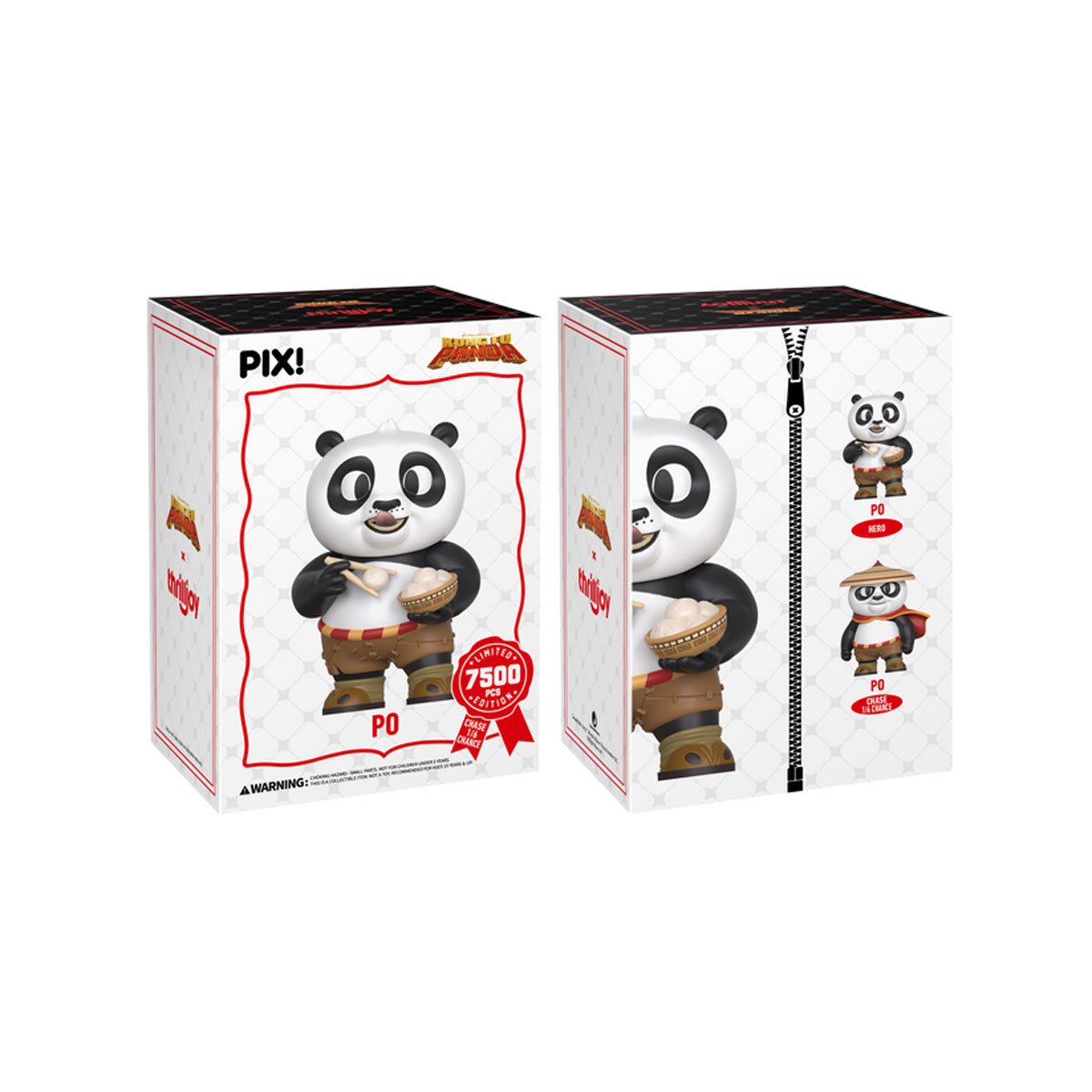 Kung Fu Panda Po with Dumplings Pix! Vinyl Figure