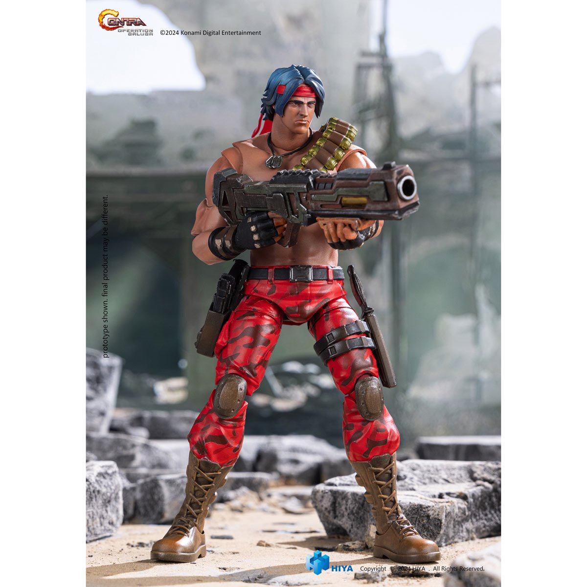 Contra: Operation Galuga Lance Bean Exquisite Basic 1:12 Action Figure