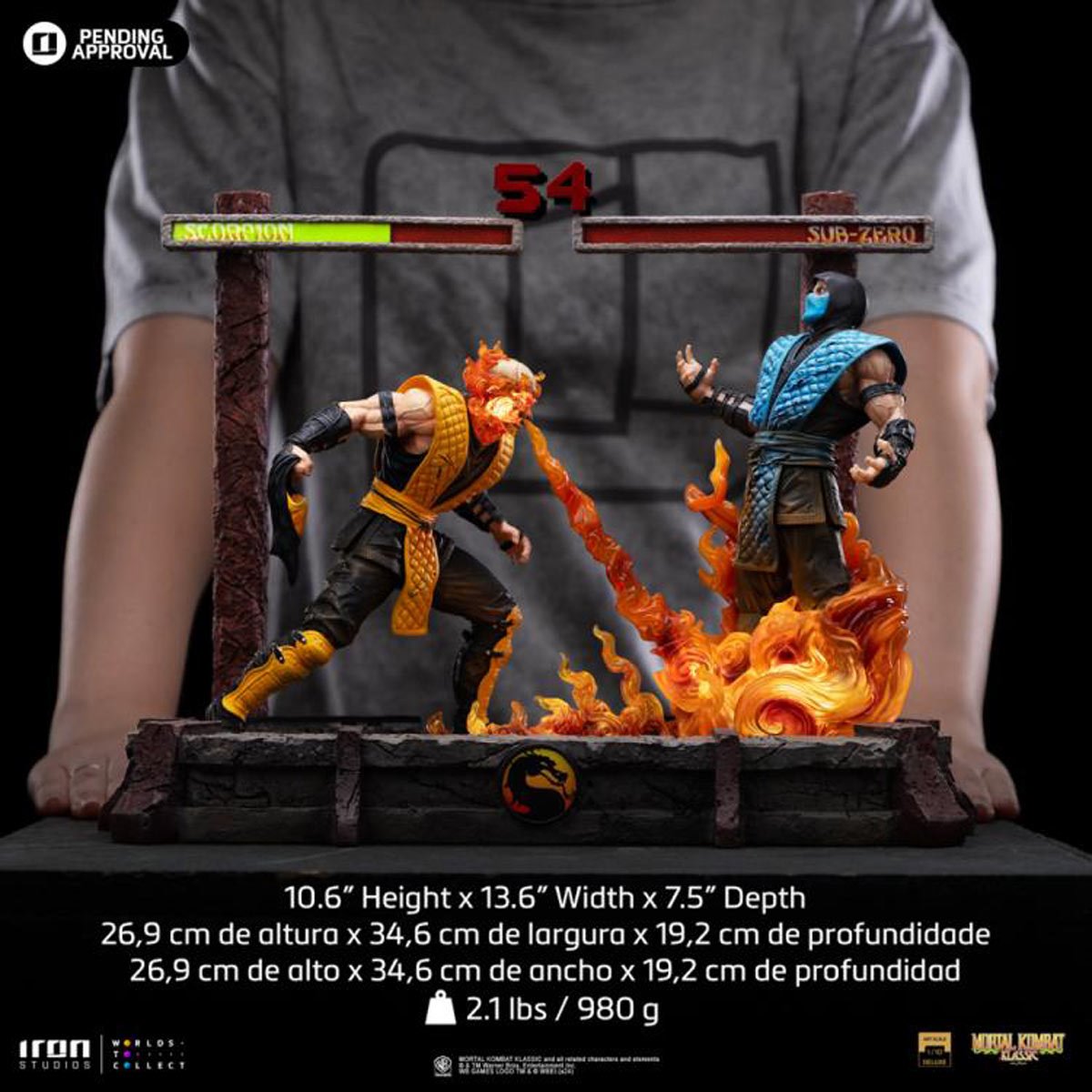 Mortal Kombat Scorpion Fatality 1:10 Deluxe Art Scale Limited Edition Statue