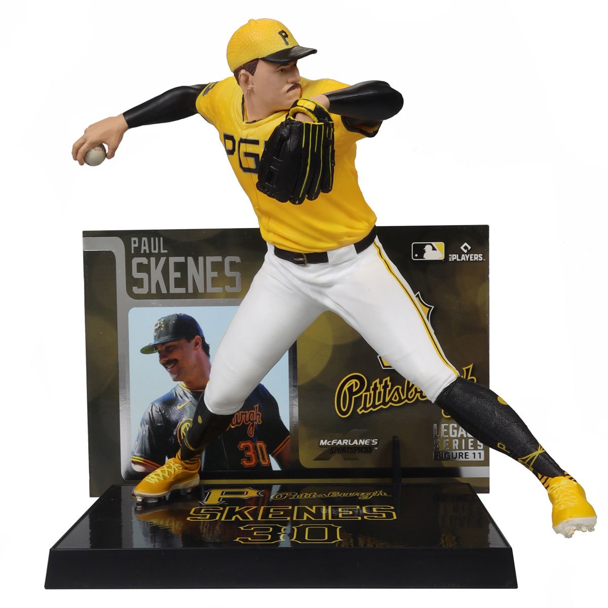 MLB SportsPicks Pittsburgh Pirates Paul Skenes 7-Inch Posed Figure Case of 6