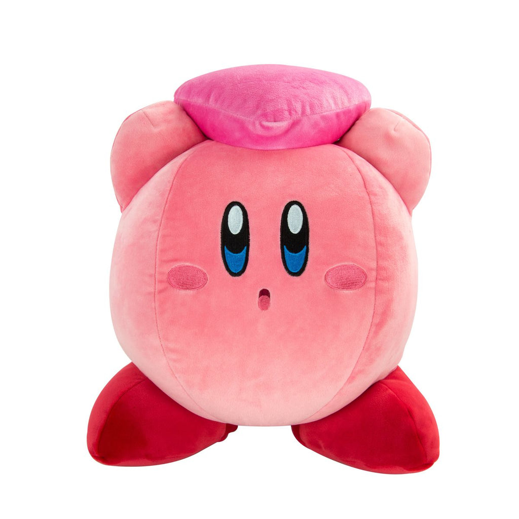 Club Mocchi Mocchi Kirby and Heart Mega 15-Inch Plush