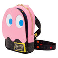 Pac-Man Pinky Ghost Glow-in-the-Dark Sling Crossbody Bag