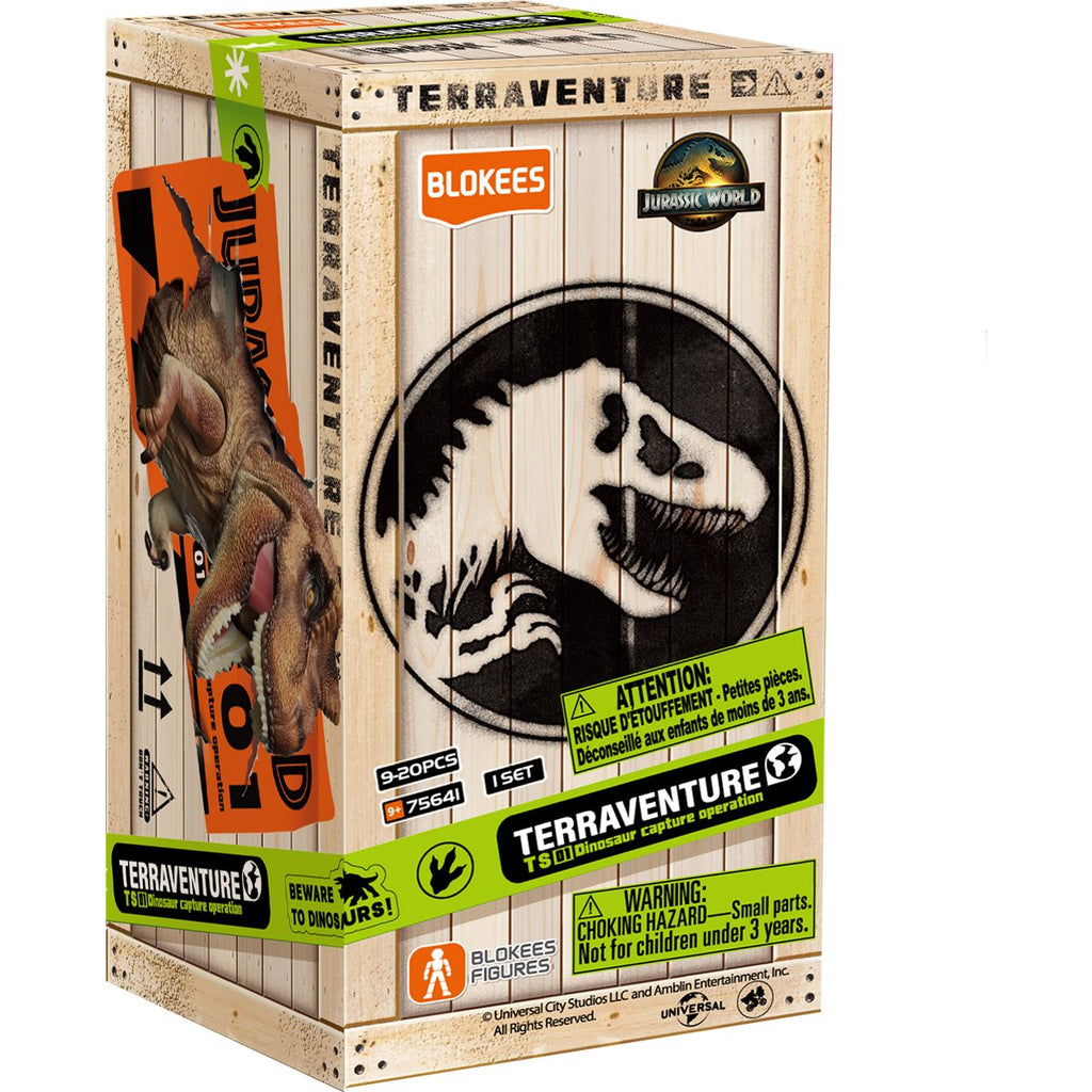 Jurassic World Terraventure Surprise Wave 1 Dinosaur Capture Operation Blind Box Model Kit Display of 12