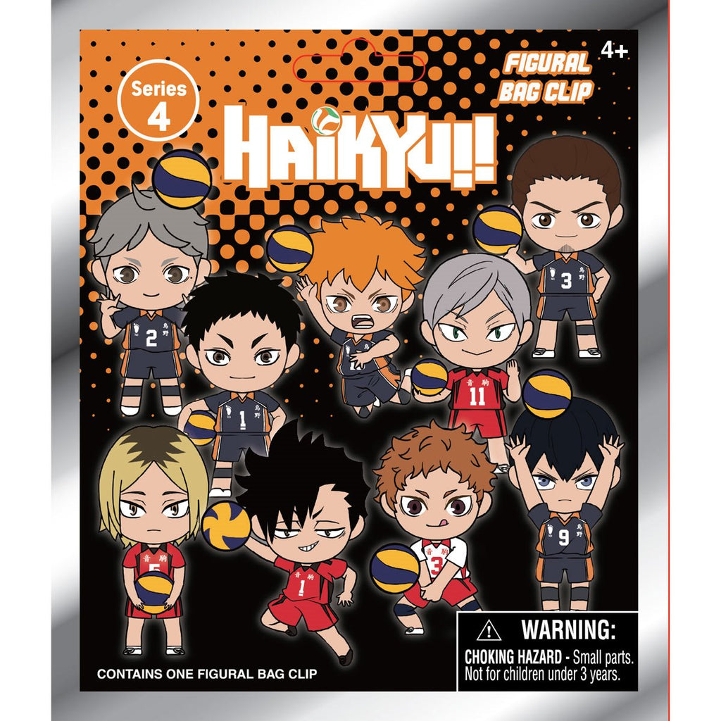 Haikyu!! Series 4 3D Foam Bag Clip Random 6-Pack