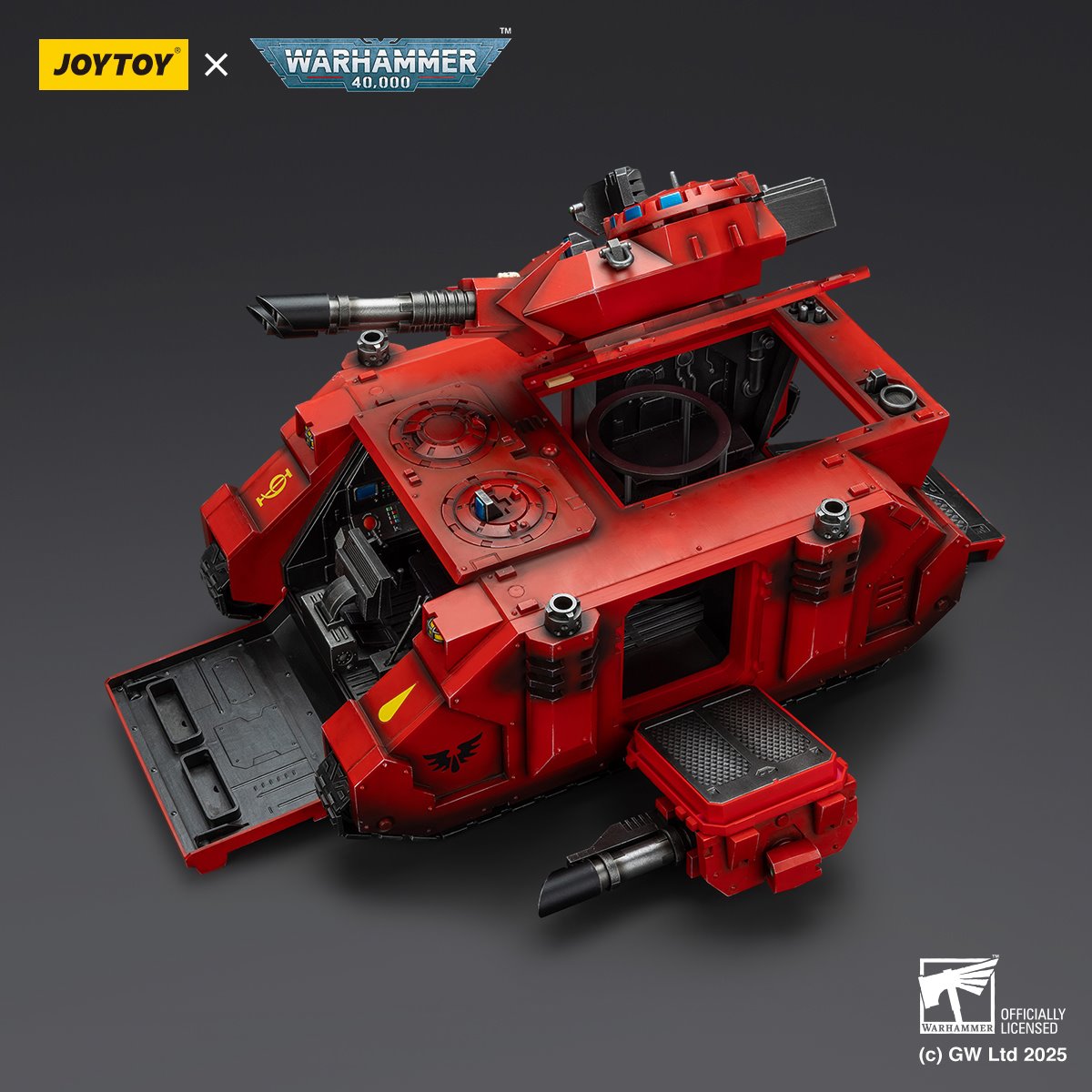 Joy Toy Warhammer 40,000 Blood Angels Predator Annihilator with Twin Lascannons 1:18 Scale Action Figure