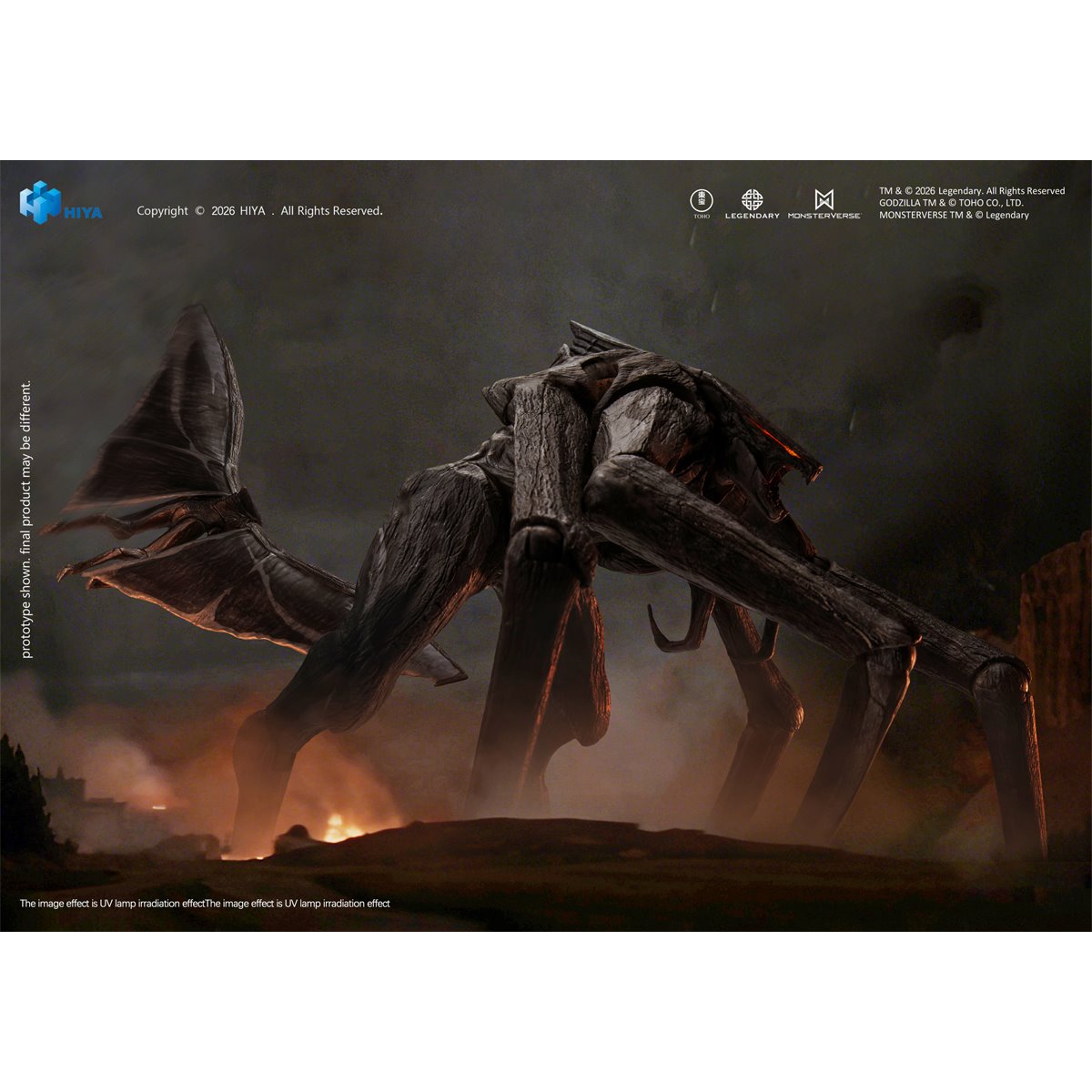 Godzilla 2014 Muto Male and Female Exquisite Basic Series None Scale 6-Inch Action Figure Set