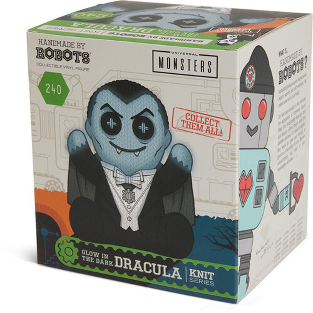 Universal Monsters Dracula #240 Limited Edition Glow-in-the-Dark Handmade By Robots Vinyl Figure