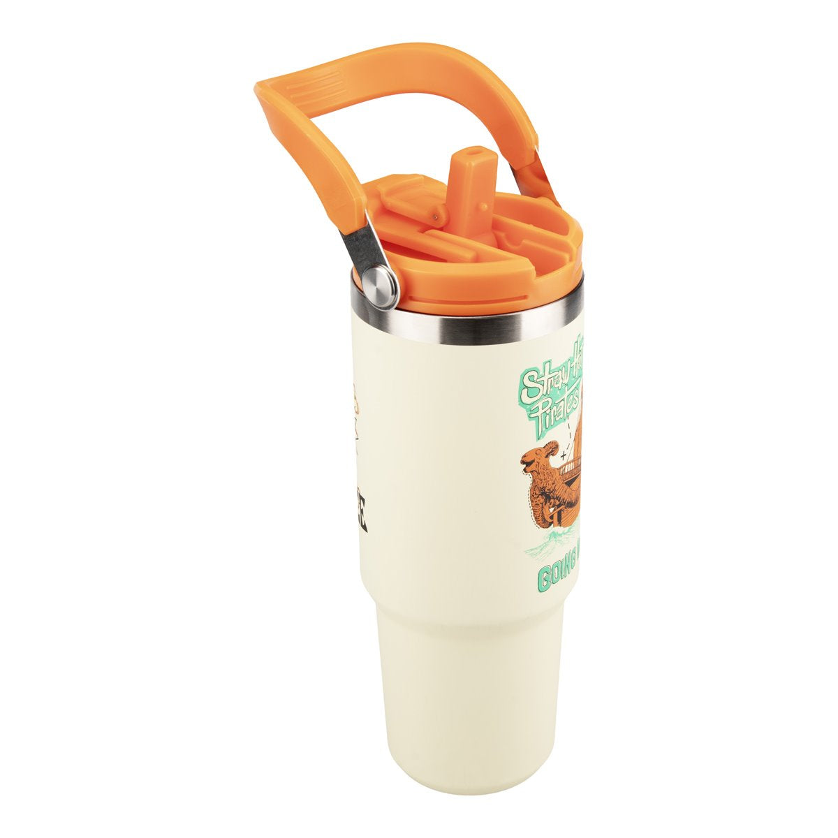 One Piece Insulated Cup with Top Handle