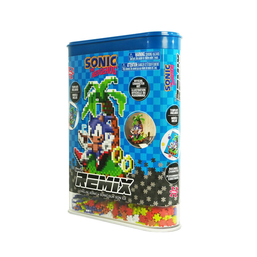 Sonic the Hedgehog Chillin' Sonic Jixelz Remix 1,200-Piece Puzzle