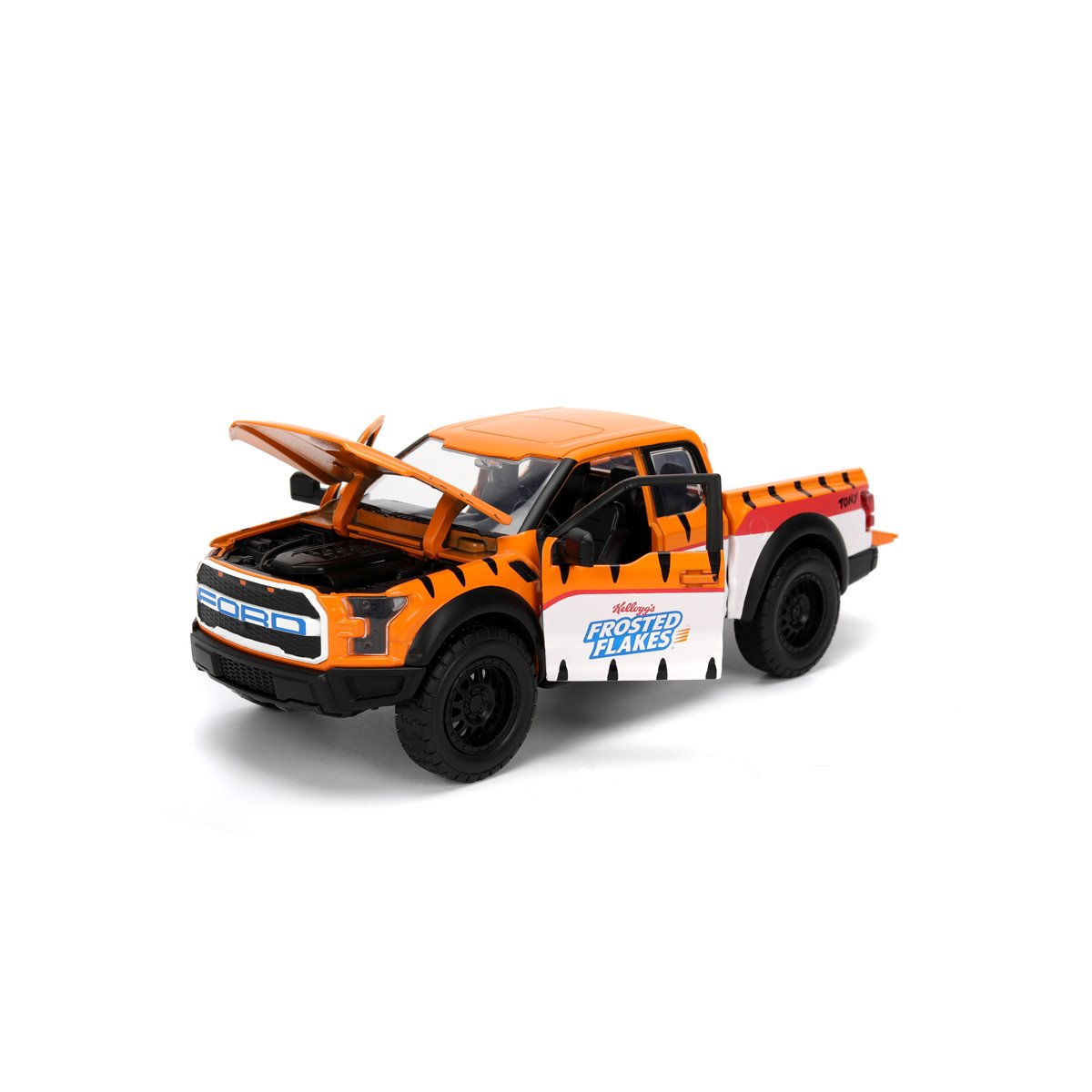 Hollywood Rides Kellogg's 2017 Ford F-150 Raptor 1:24 Scale Die-Cast Metal Vehicle with Tony the Tiger Figure