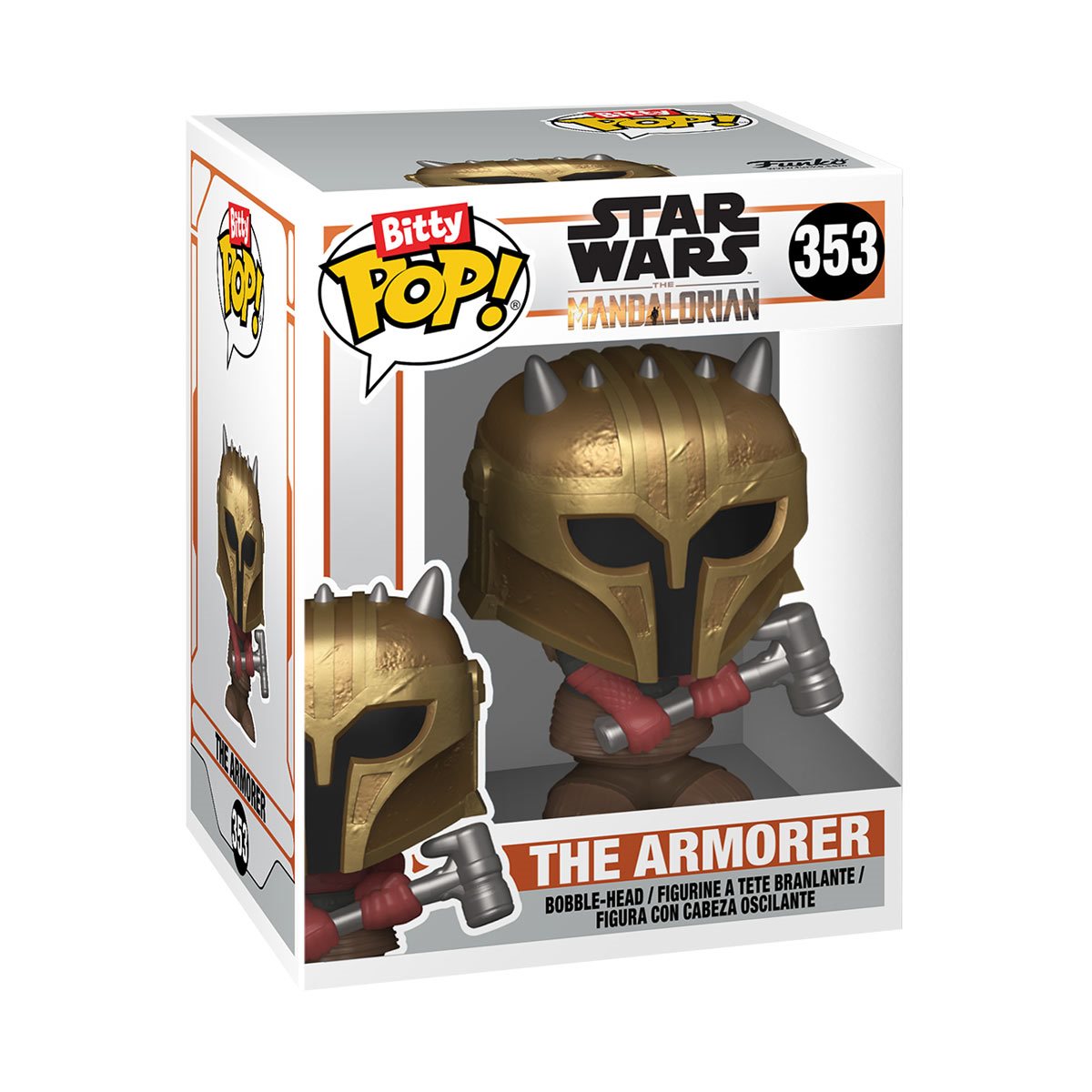 Star Wars: The Mandalorian Heavy Infantry Mandalorian Funko Bitty Pop! Mini-Figure 4-Pack