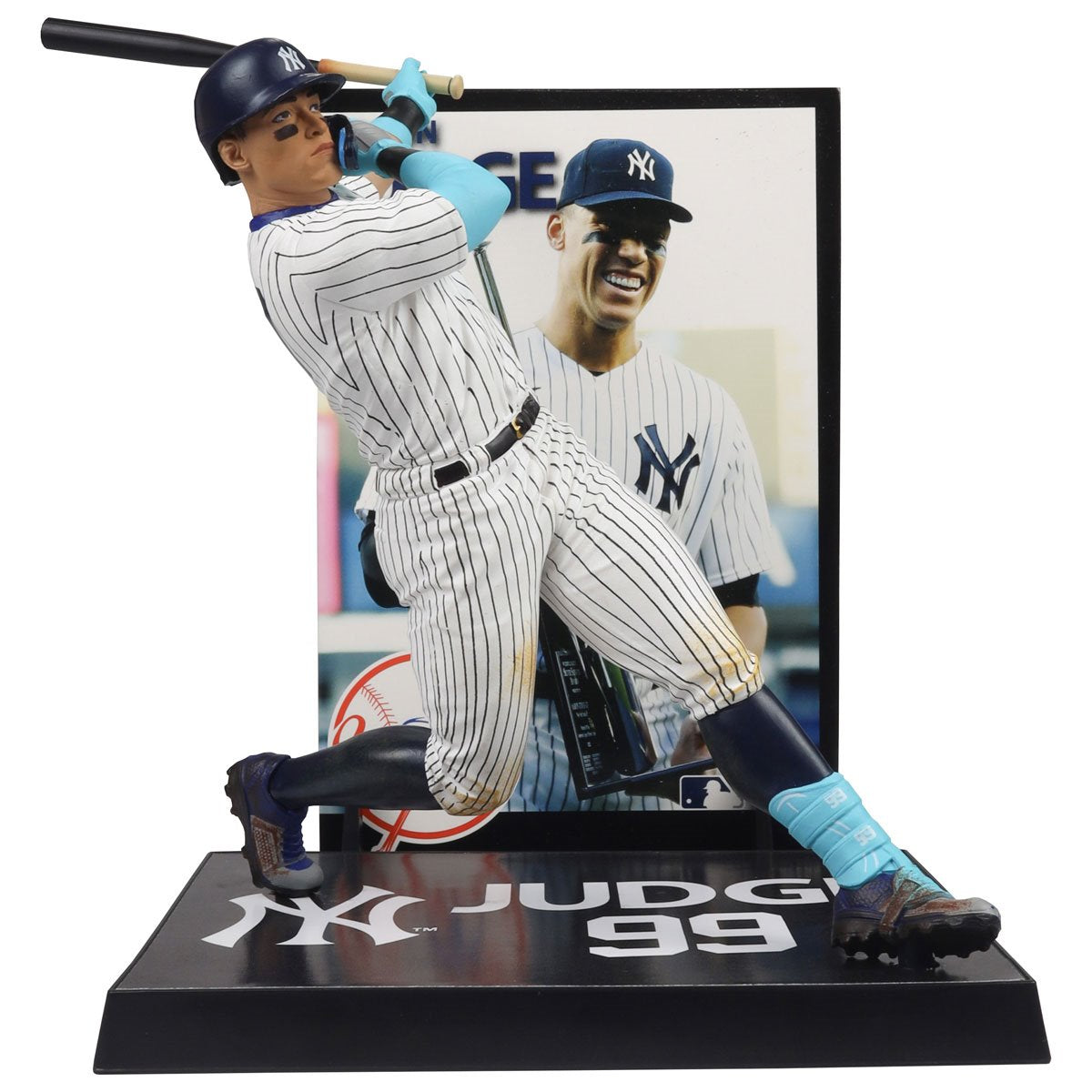 MLB SportsPicks New York Yankees Aaron Judge Silver Slugger Trophy Boxed Set