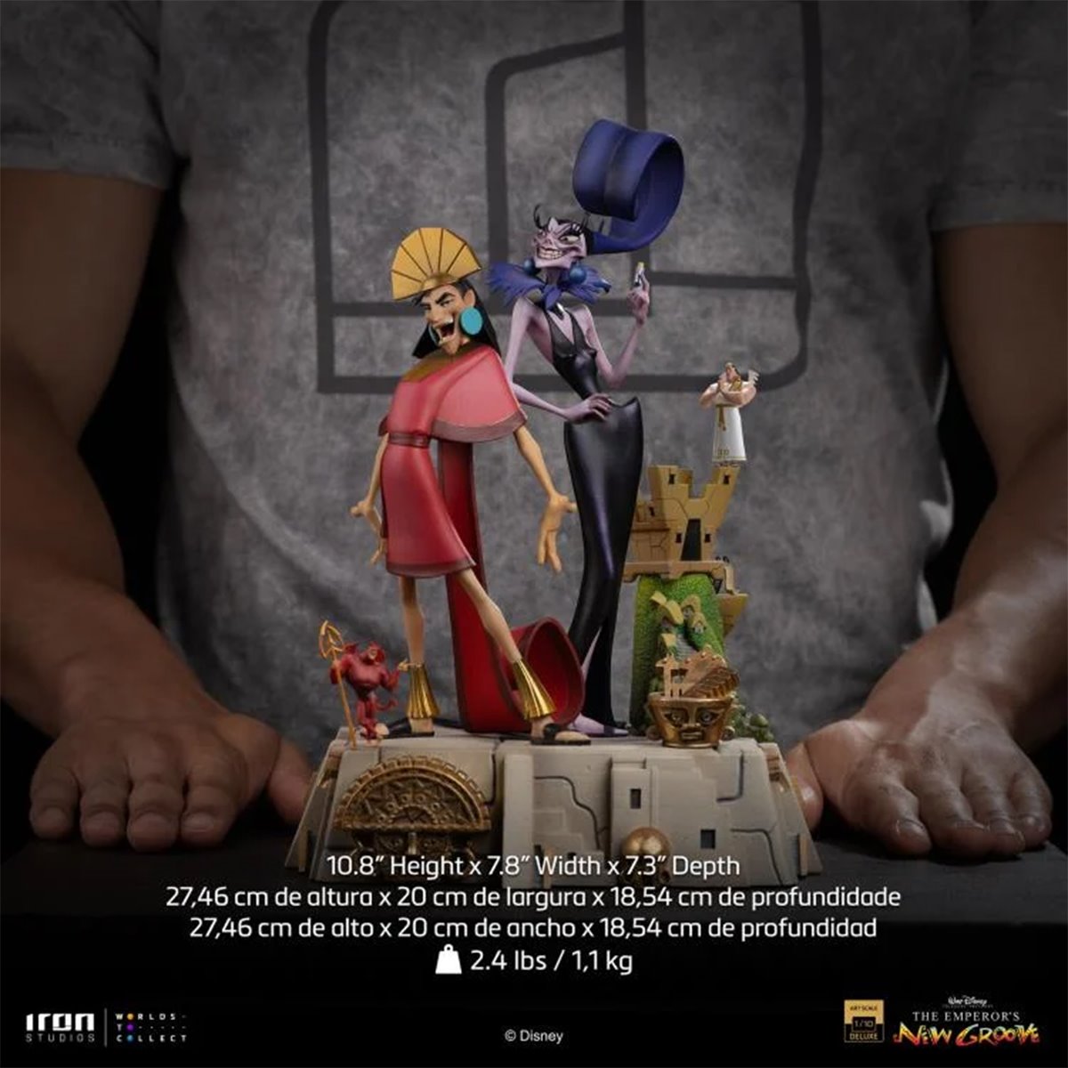 The Emperor's New Groove Kuzco & Yzma Deluxe 1:10 Art Scale Limited Edition Statue