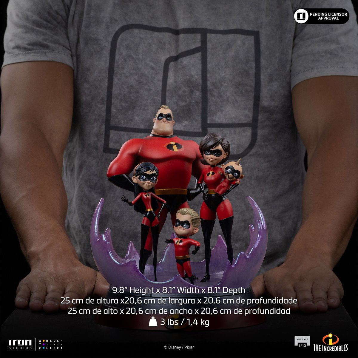 The Incredibles 1:10 Art Scale Diorama Limited Edition Statue