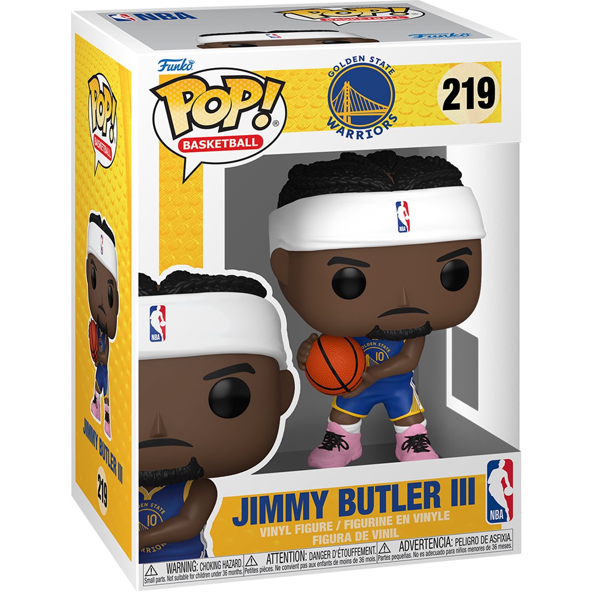 NBA Warriors Jimmy Butler III Funko Pop! Vinyl Figure #219