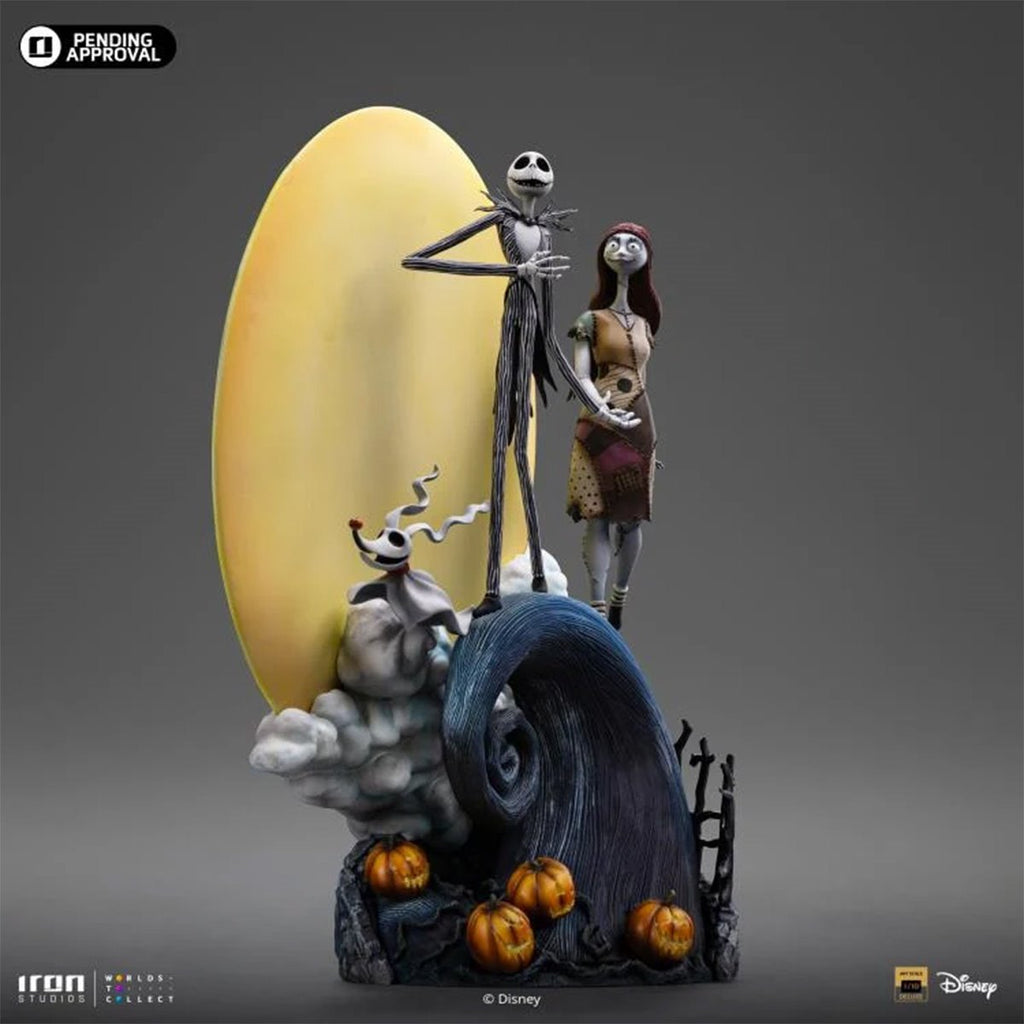 The Nightmare Before Christmas Jack and Sally Deluxe 1:10 Art Scale Limited Edition Statue