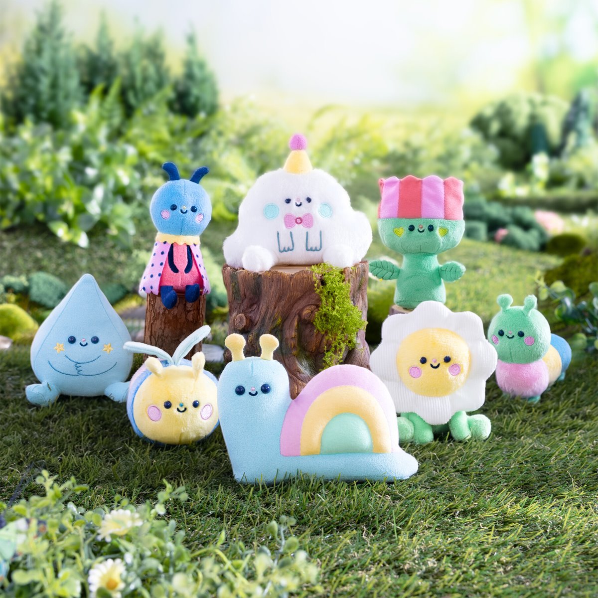 Momiji Magical Meadow Blind-Box Plush Display of 8