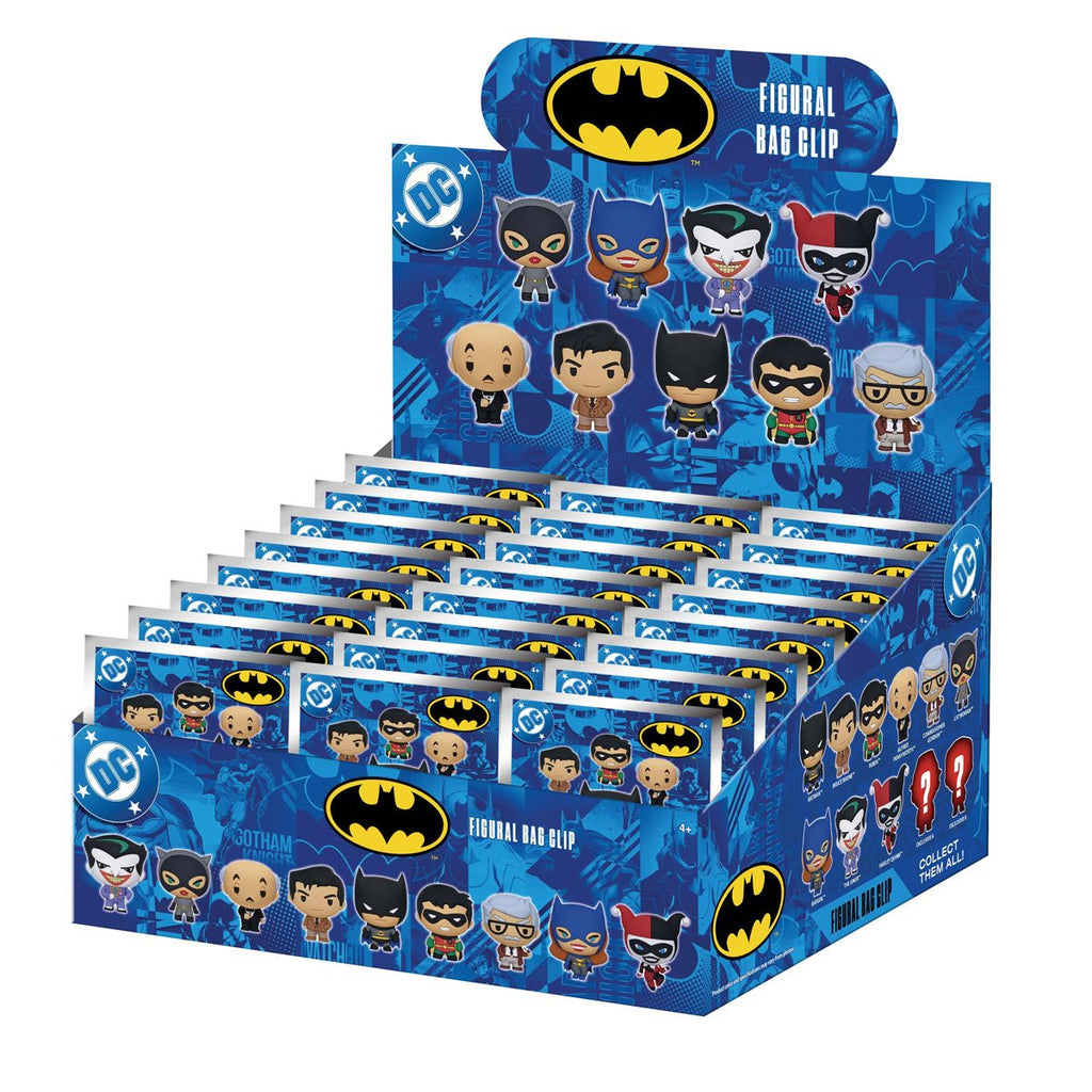 Batman: The Animated Series 3D Foam Bag Clip Random 6-Pack