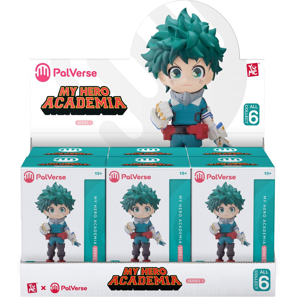 My Hero Academia PalVerse Anime Blind-Box Series 1 Mini-Figure Case of 6