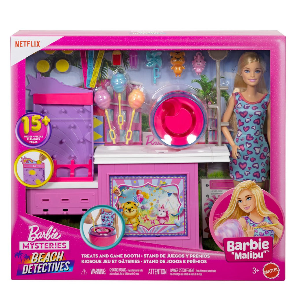 Barbie Mysteries: Beach Detectives Treats and Game Booth Playset