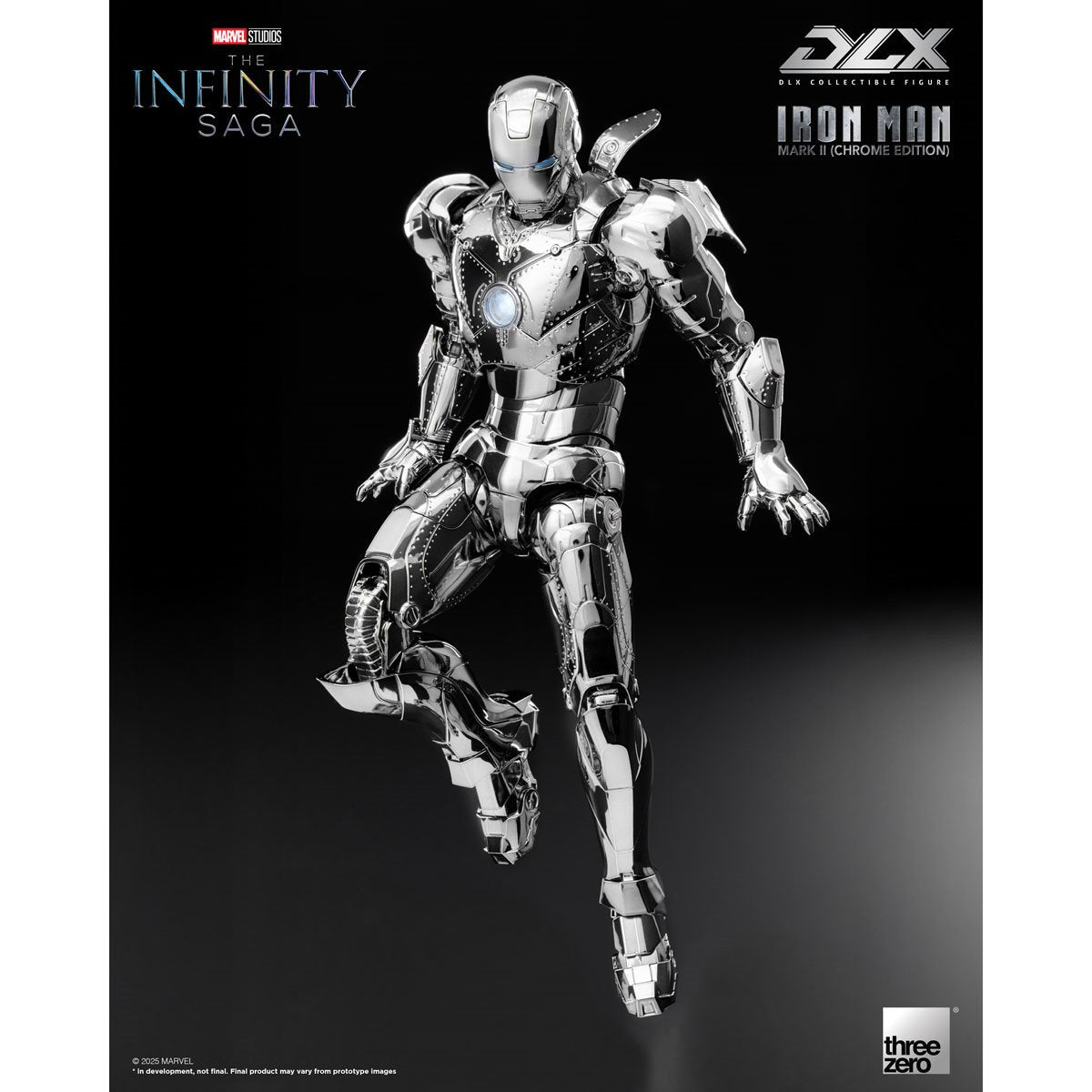 Marvel Studios: The Infinity Saga Iron Man Mark 2 Chrome Edition DLX Action Figure