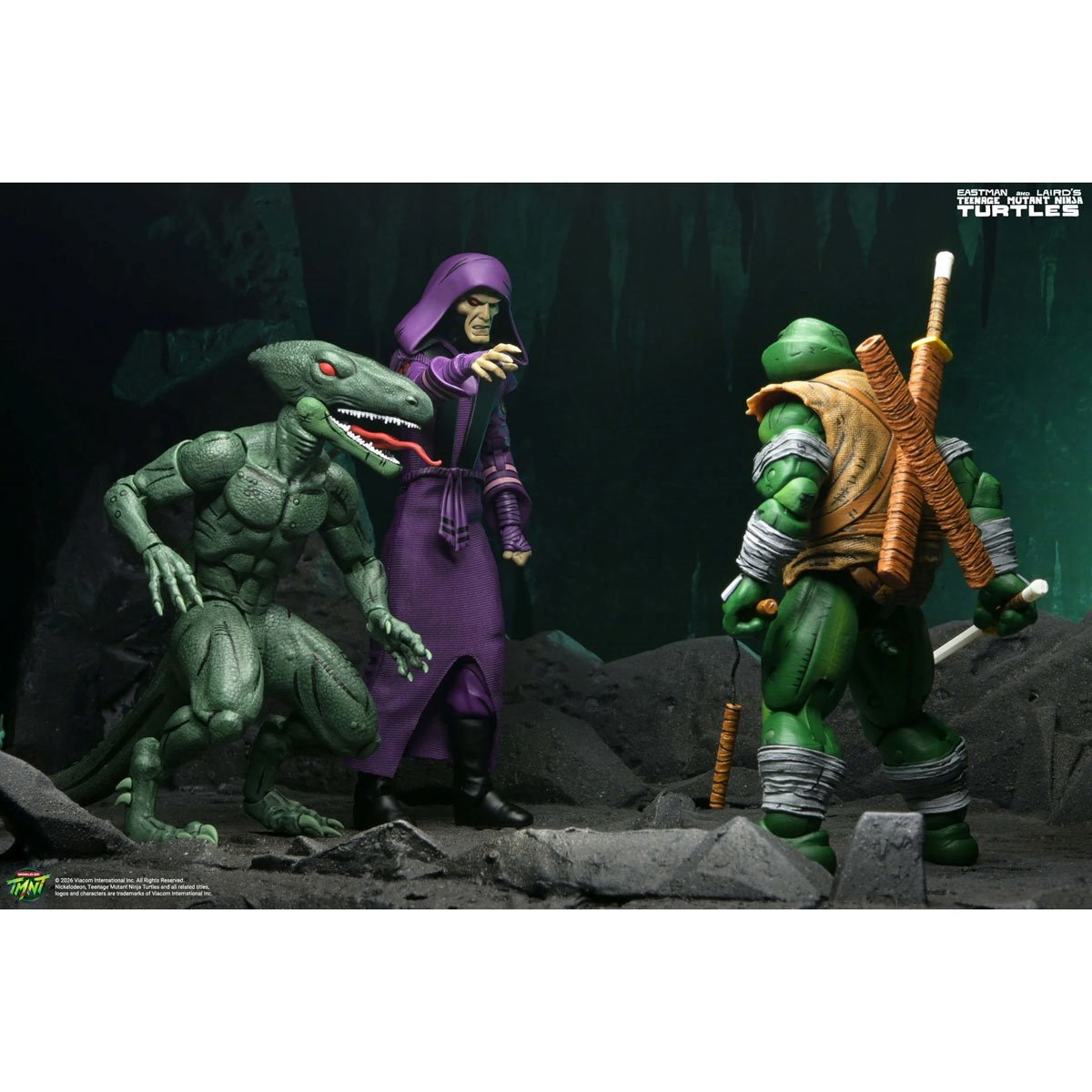 Teenage Mutant Ninja Turtles Mirage Comics Daimyo Orkai & Raptor 7-Inch Scale Action Figure