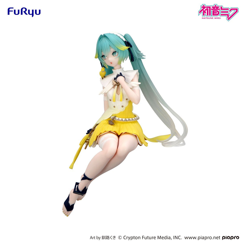 Vocaloid Hatsune Miku Canary Bird Noodle Stopper Statue