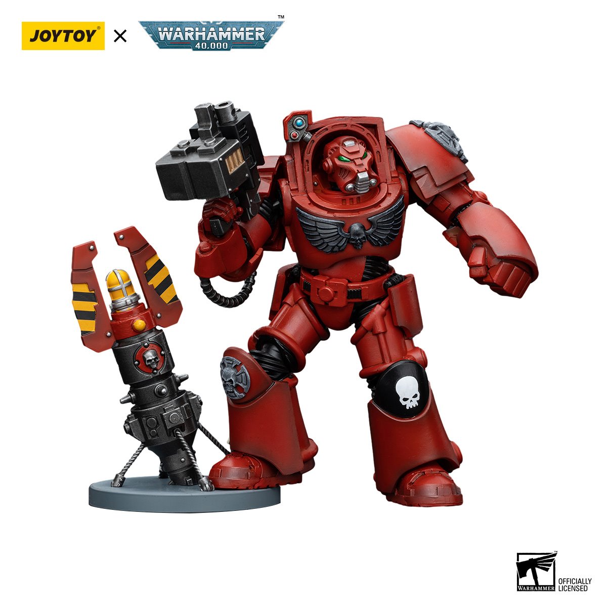 Joy Toy Warhammer 40,000 Blood Angels Terminator Squad with Storm Bolter 1:18 Scale Action Figure