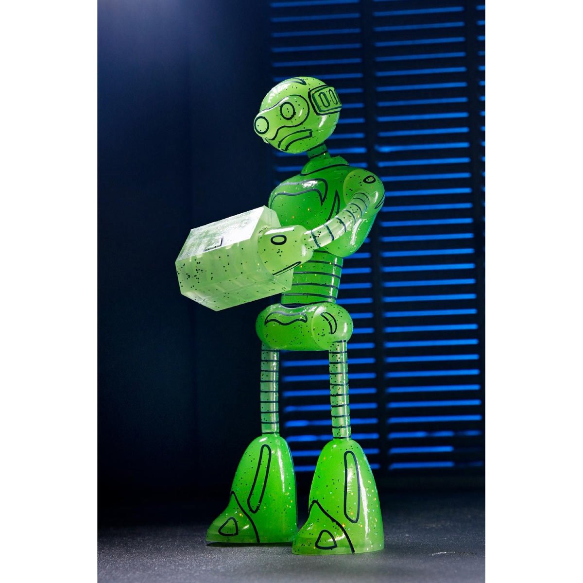 Teenage Mutant Ninja Turtles Mirage Comics Transmat Fugitoid Glow-in-the-Dark 7-Inch Scale Action Figure