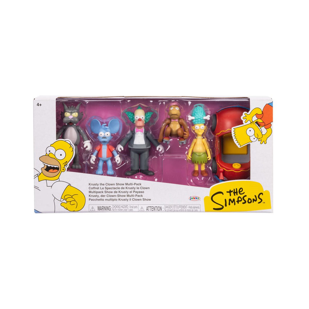 The Simpsons Krusty the Clown Show 2 1/2-Inch Action Figure Multipack