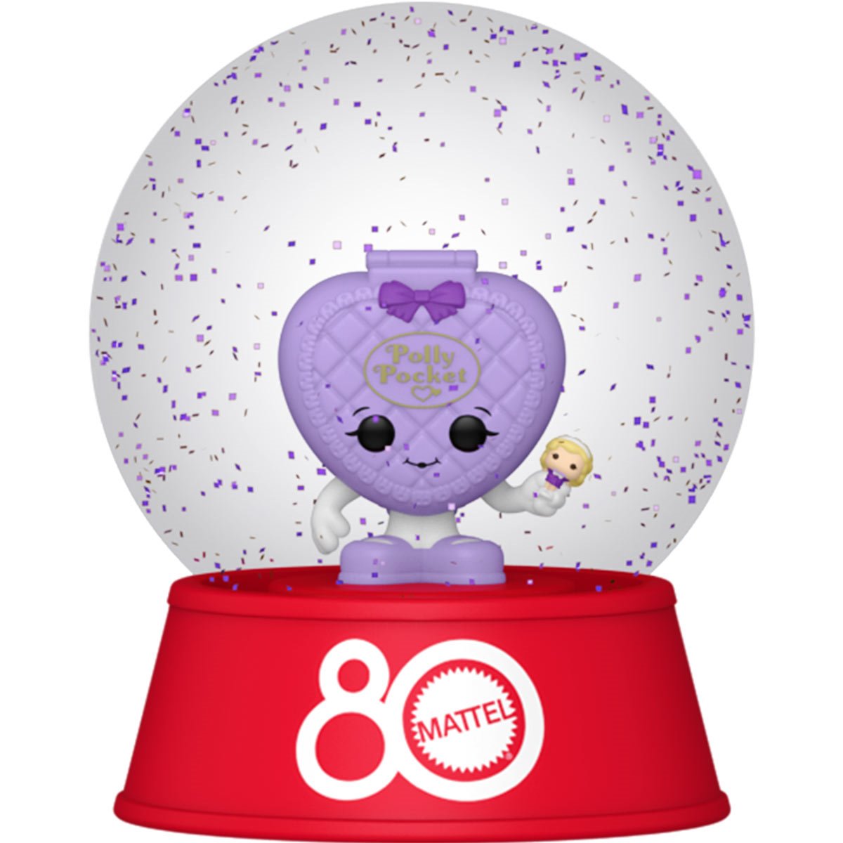 Retro Toys Polly Pocket Mini Snow Globe