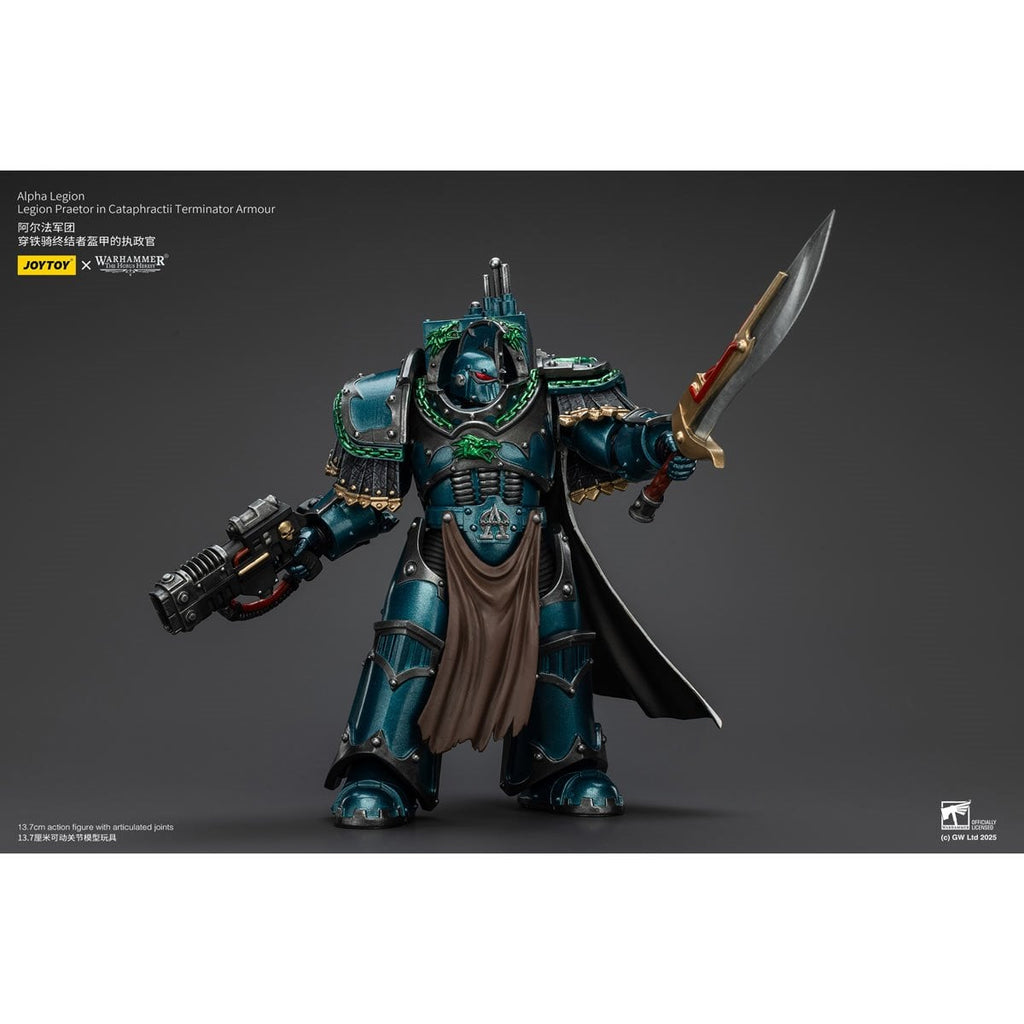 Joy Toy Warhammer The Horus Heresy Alpha Legion Legion Praetor Cataphractii Terminator Armor 1:18 Scale Action Figure