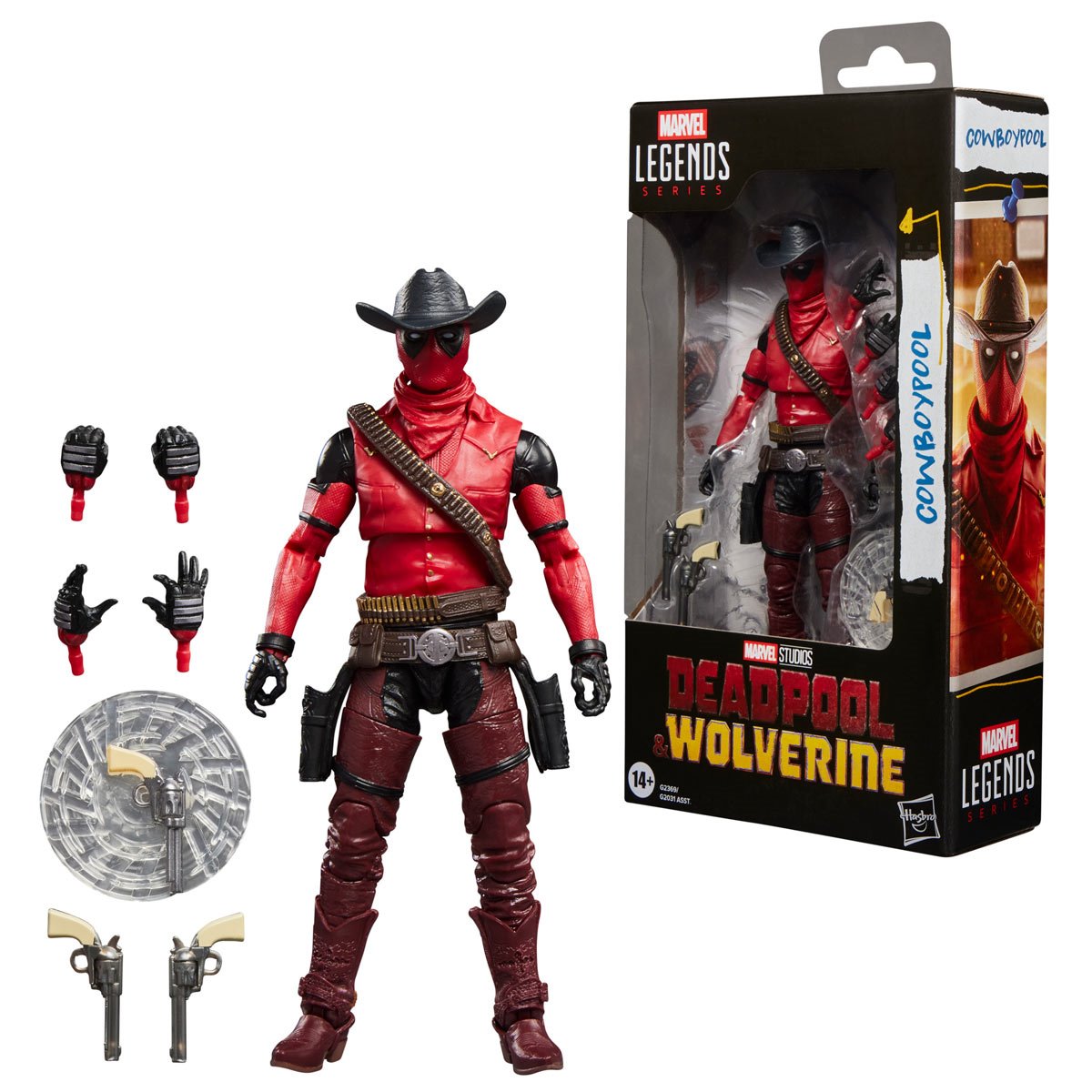 Deadpool & Wolverine Marvel Legends 6-Inch Action Figure Wave 2 Case of 6