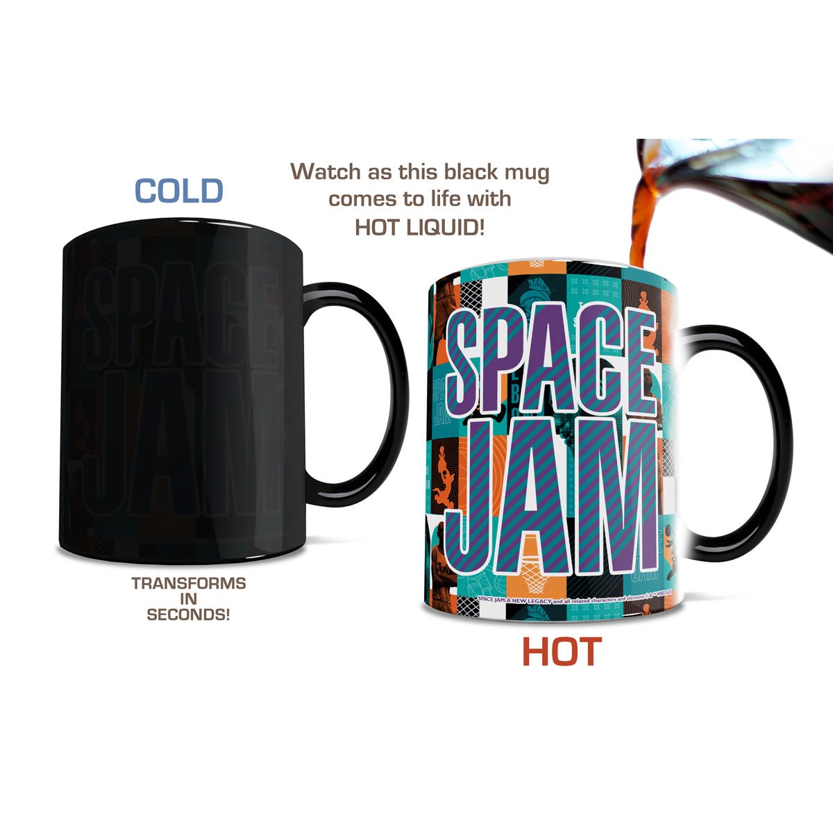 Space Jam 2 Retro Heat-Sensitive Morphing Mug