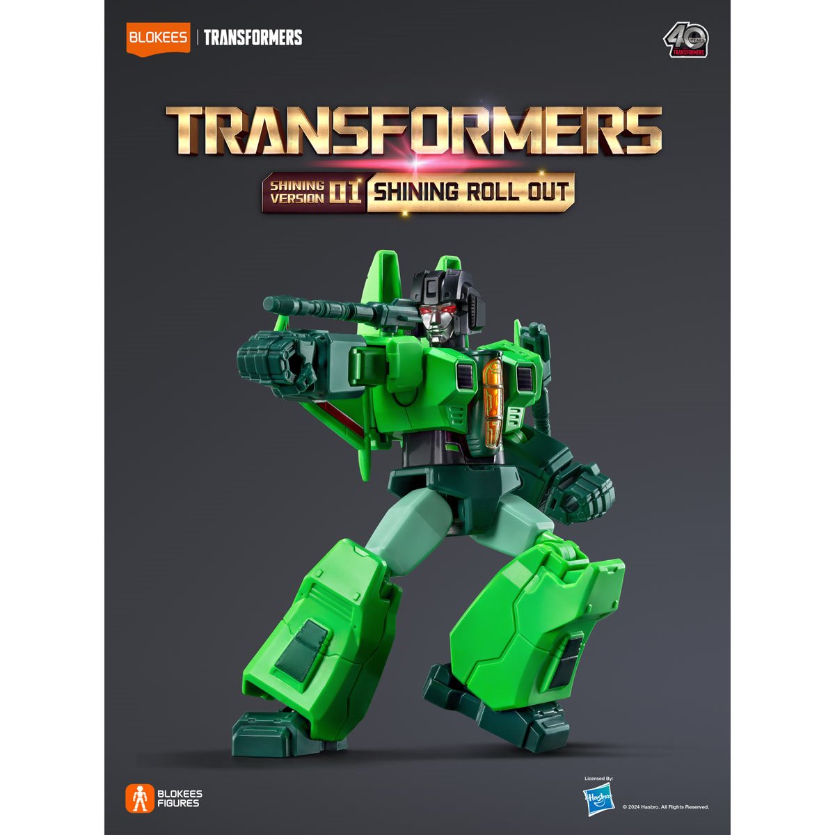 Transformers Shining Version 1 Shining Roll Out Blokees Mini Model Kit Case of 6