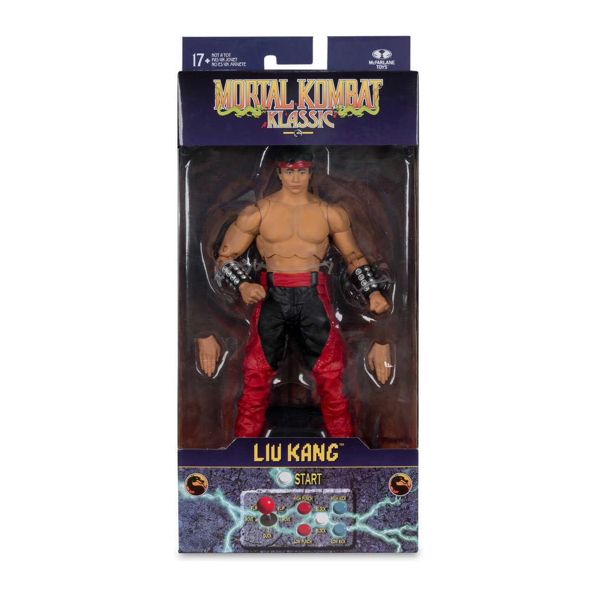 Mortal Kombat Klassic Wave 1 Liu Kang 7-Inch Scale Action Figure