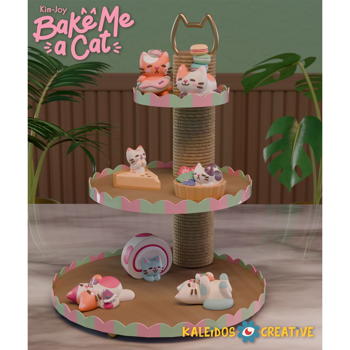 Bake Me a Cat Blind-Box Mini-Figure Case of 6