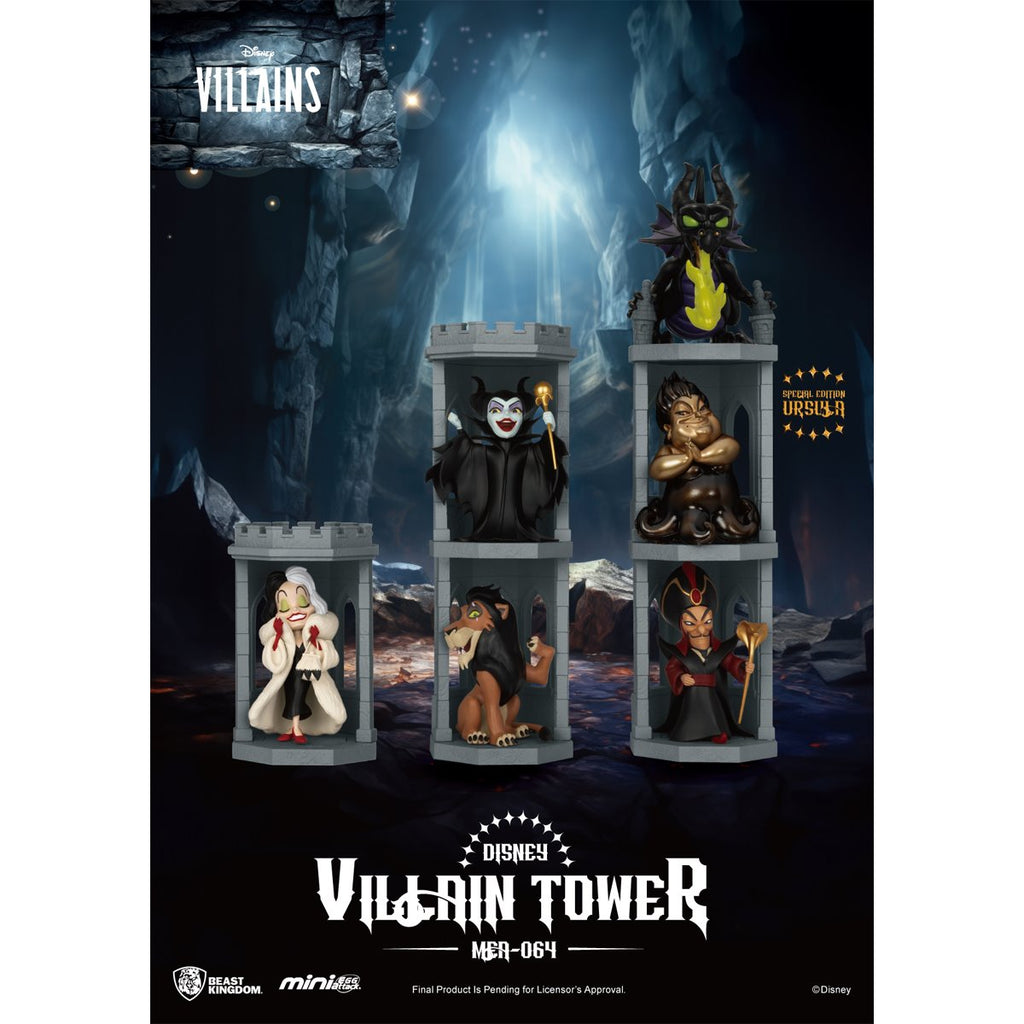 Disney Villains Tower Series MEA-064 Mini-Figure Blind Box Case of 6