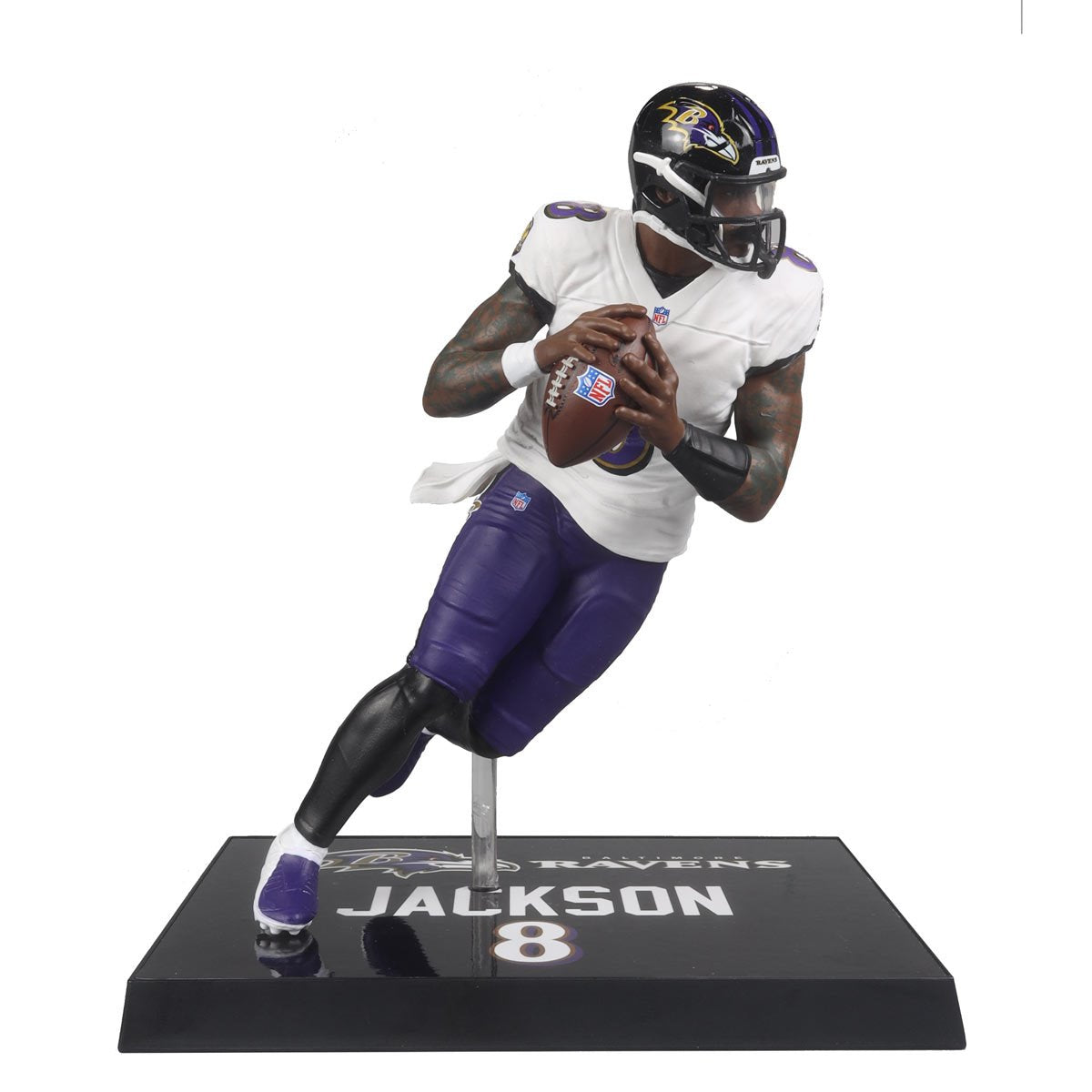NFL SportsPicks 2024 Wave 2 Baltimore Ravens Lamar Jackson 7-Inch Scale Posed Figure