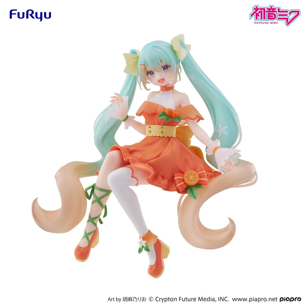 Vocaloid Hatsune Miku Citrus Version Noodle Stopper Statue