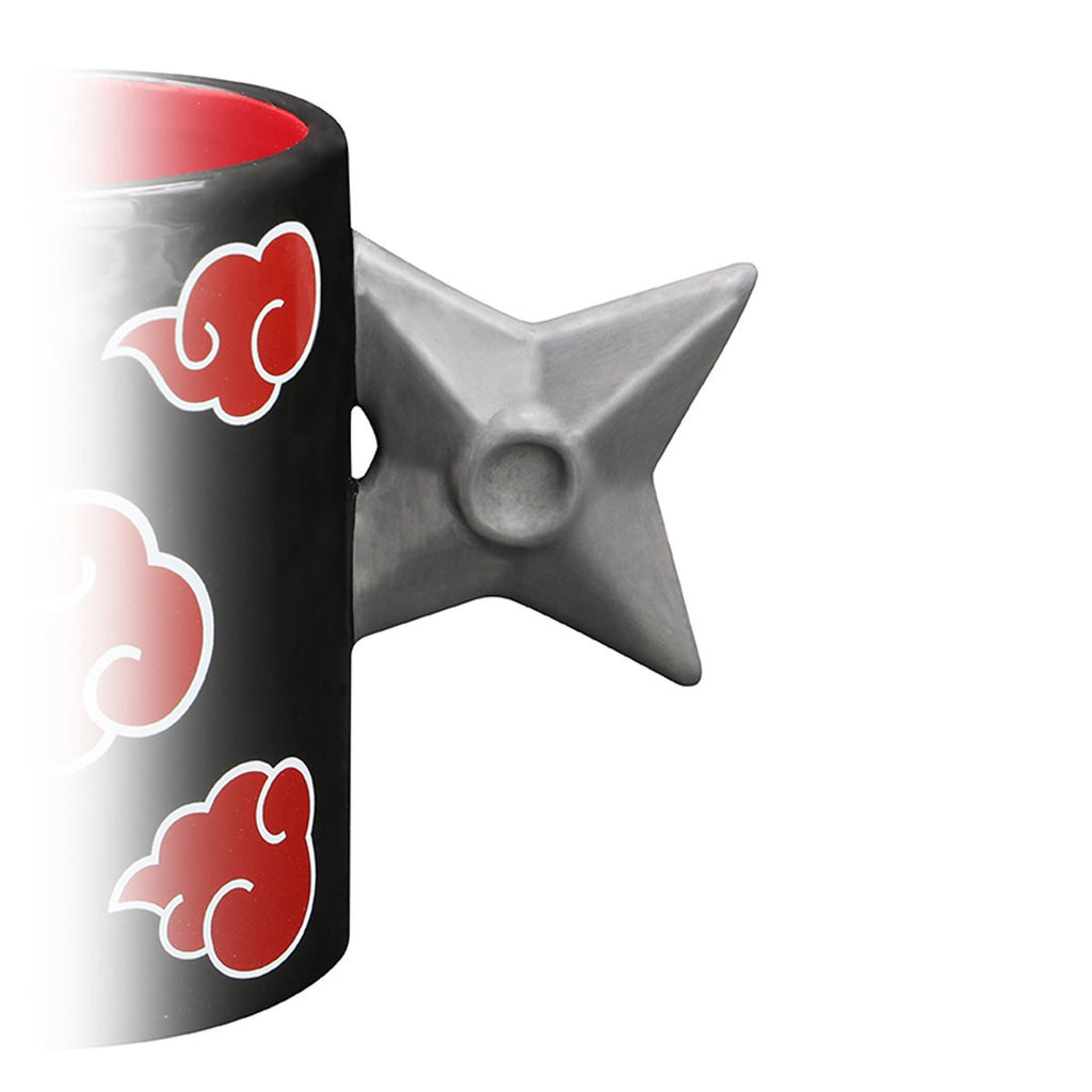 Naruto: Shippuden Shuriken Akatsuki 3D Handle 16oz. Mug
