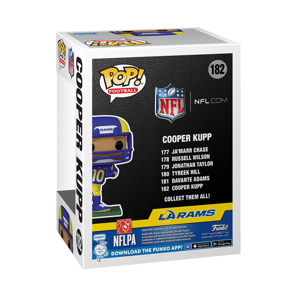 NFL Rams Cooper Kupp Funko Pop! Vinyl Figure #182