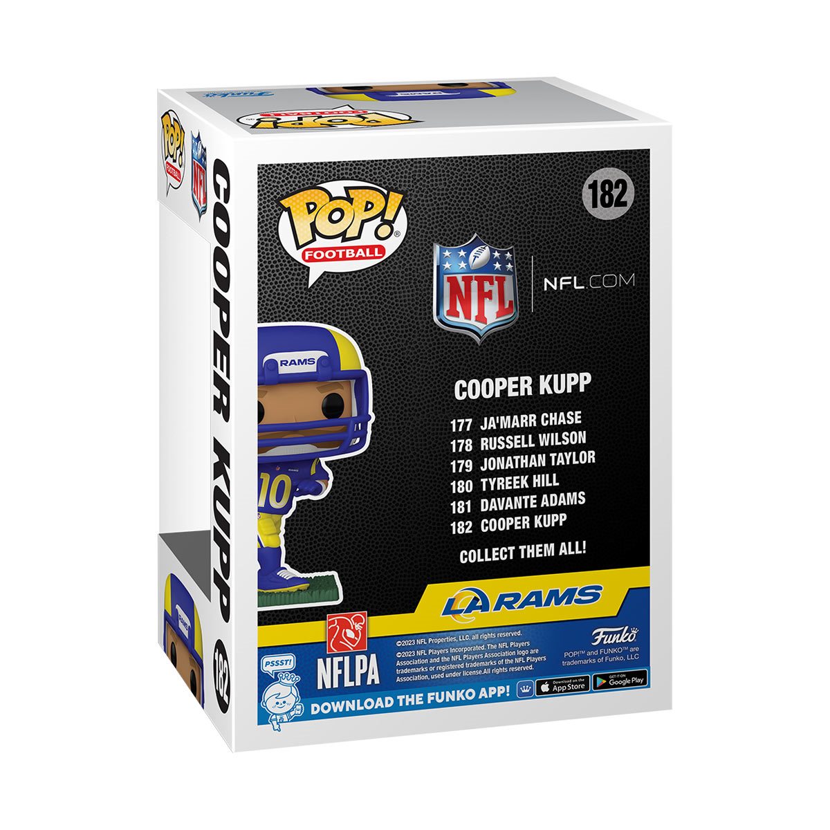NFL Rams Cooper Kupp Funko Pop! Vinyl Figure #182