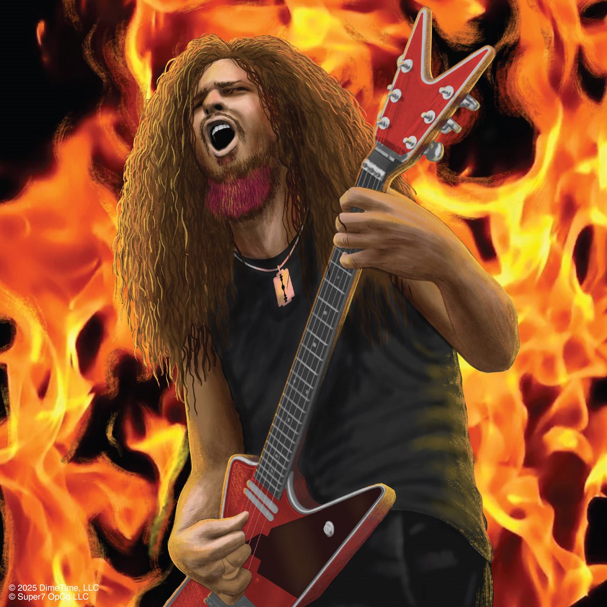 Dimebag Darrell Culprit 3 3/4-Inch ReAction Figure