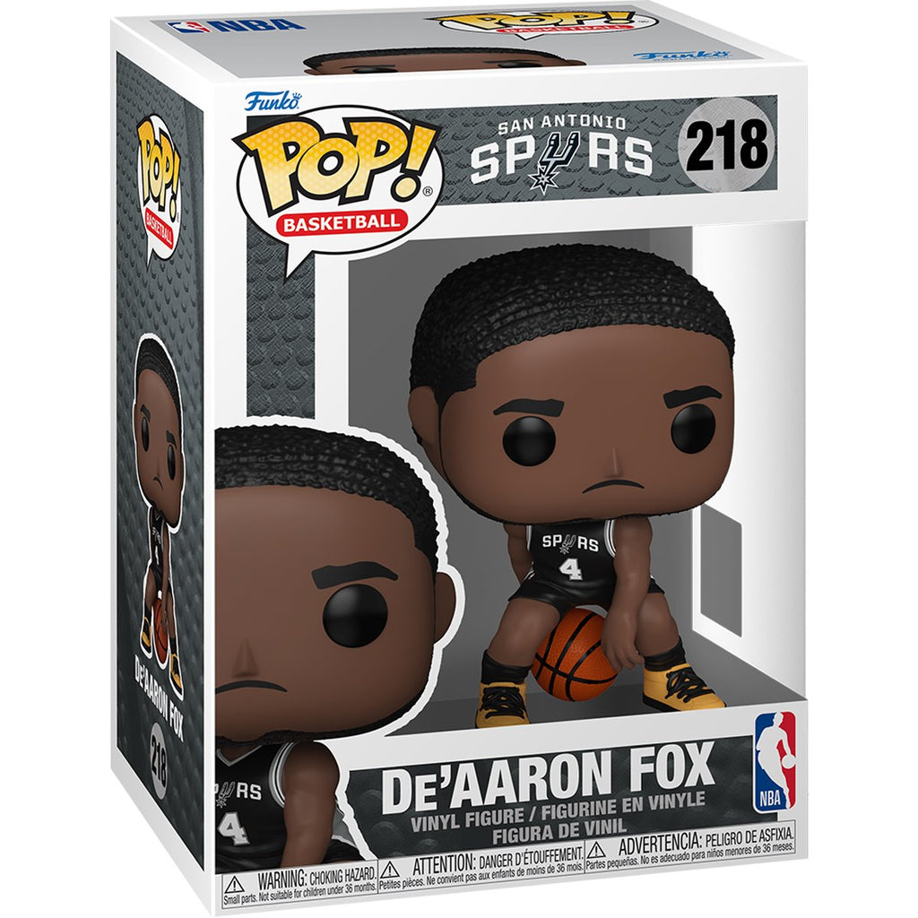 NBA Spurs De'Aaron Fox Funko Pop! Vinyl Figure #218